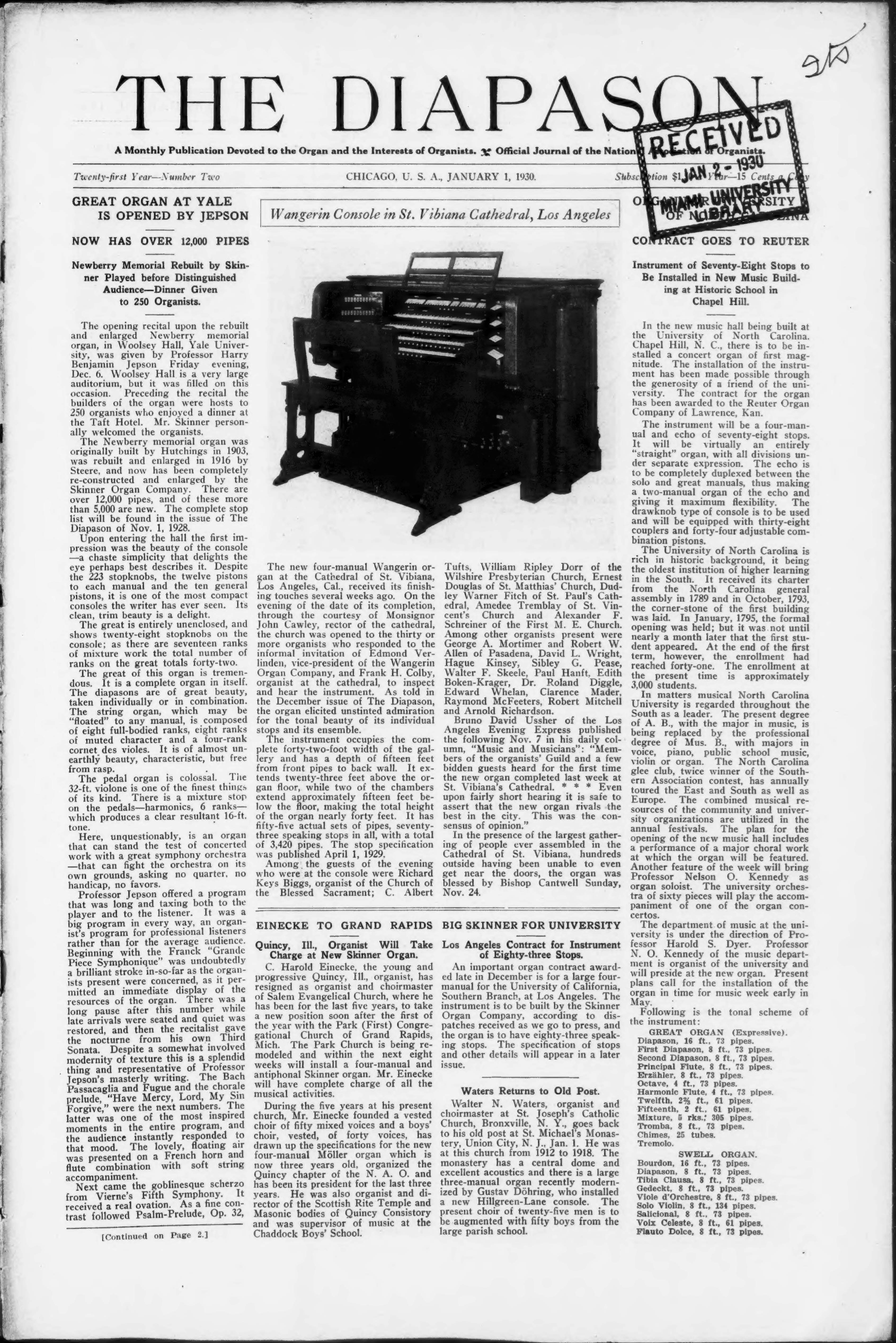 January 1930