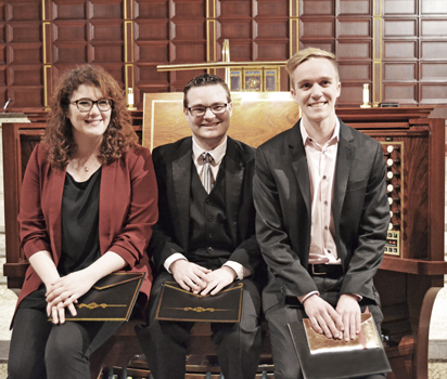 Ilaria Centorrino, Tyler Boehmer, and Joseph Russell (photo credit: Timothy Champion)