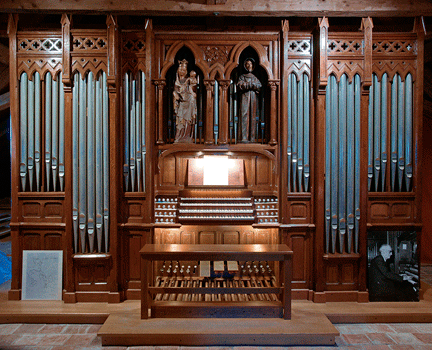 Alain family organ, Romainmôtier, Switzerland