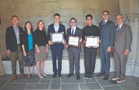 Competitors and judges