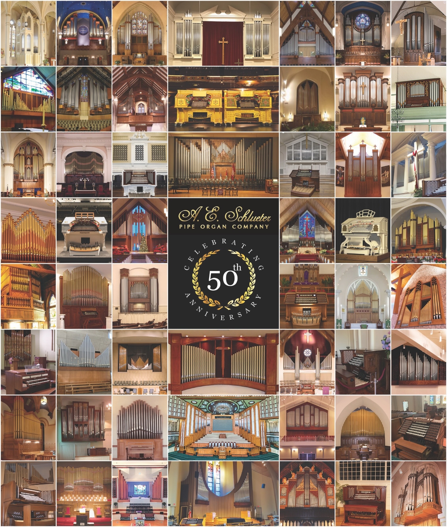 A. E. Schlueter 50th anniversary