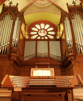 Stahlhuth-Jann organ, St. Martin’s Church, Dudelange, Luxembourg
