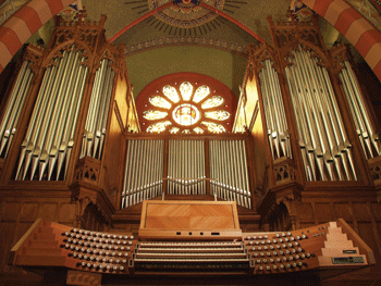 Stahlhuth-Jann organ, St. Martin’s Church, Dudelange, Luxembourg (photo credit: FIMOD)