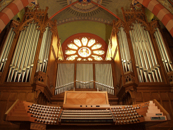 Stahlhuth-Jann organ, St. Martin’s Church, Dudelange, Luxembourg (photo credit: FIMOD)