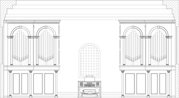 Drawing of Goulding & Wood Opus 54