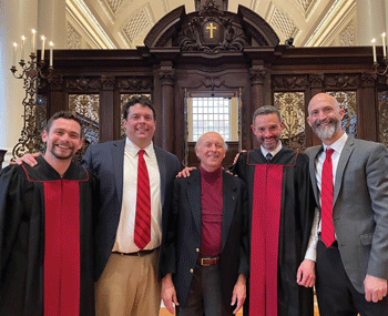 David von Behren, Andrew Clark, Dan Locklair, Edward Elwyn Jones, and Andrew Sheranian