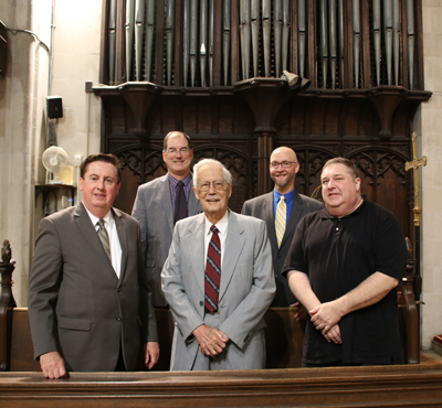 David Billings, Alan Lewis, Charles Huddleston Heaton, Edward Alan Moore, and Peter Luley