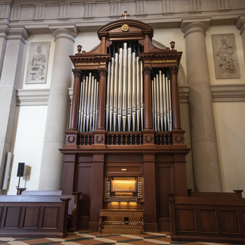 Paul Fritts & Company Opus 44, Christ Chapel, Hillsdale College, Hillsdale, Michigan (photo credit: Emily Davis)