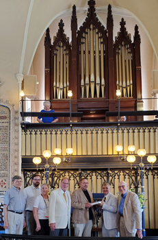 1845 Henry Erben organ at the French Huguenot Church in Charleston, South Carolina