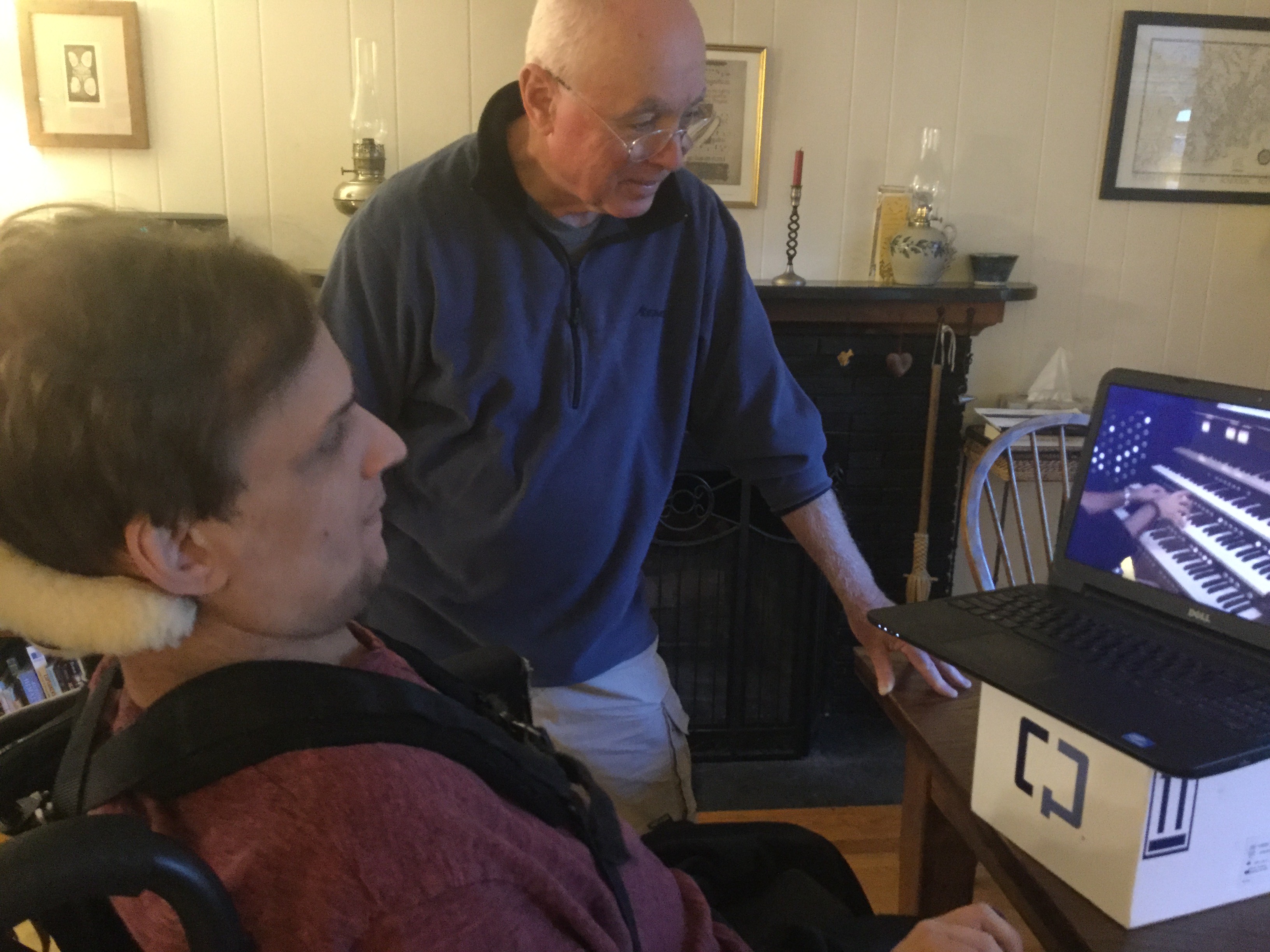 Chris Osborne at work