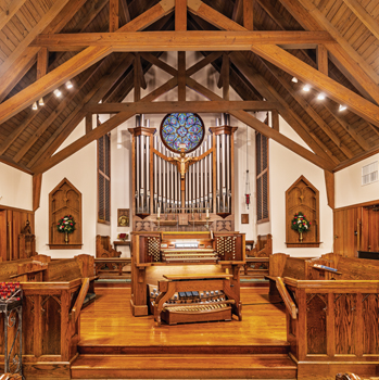 Kegg organ, St. Andrew’s Episcopal Church, Houston, Texas (photo credit: G. Lyon Photography, Inc.)