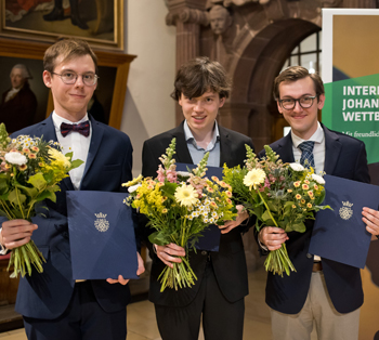 2024 International Bach Competition Leipzig organ prize winners: Jakub Moneta, Julian Emanuel Becker, Grant Smith