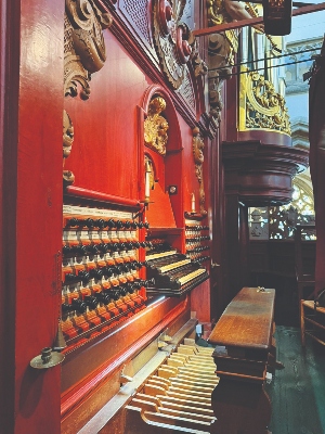 Keydesk, Haarlem, Saint Bavo Kerk (photo credit: John Bishop)
