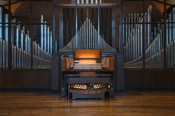Casavant organ, Gill Chapel, Rider University, Lawrenceville, New Jersey (photo credit: Peter G. Borg/Rider University)