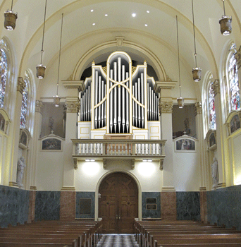 Rendering of Ruffatti organ for Notre Dame Seminary, New Orleans, Louisiana