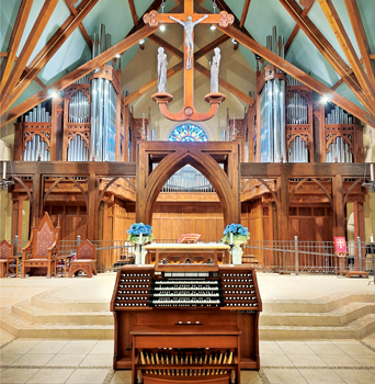 A. E. Schlueter organ, Our Lady of the Assumption Catholic Church, Brookhaven, Georgia
