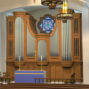 Rendering of Schoenstein & Co. Opus 187, St. Philip’s Episcopal Church, Coral Gables, Florida (rendering credit: Eric  F. Keebler) 