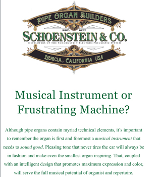 New Schoenstein & Co. website