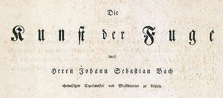 Title page of the score