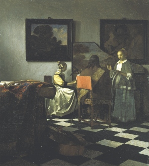 The Concert, Johannes Vermeer