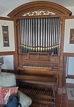 7-stop, one manual & pedal organ