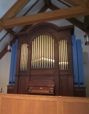 TIlton organ at St. Rose Church