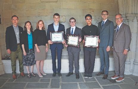 Competitors and judges