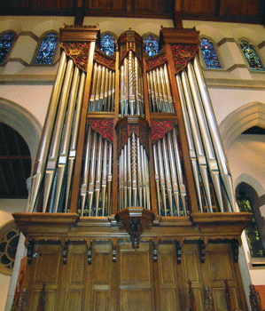 Cathedral Church of St. Paul, Detroit, Michigan, Pilzecker organ (photo credit: Christian Hooker)