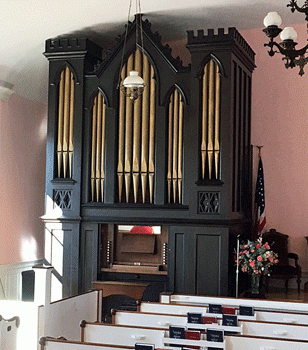 1854 E. & G. G. Hook Opus 177, First Congregational Church, Kennebunkport, Maine
