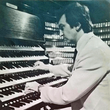 John J. Binsfeld, III, at the Wanamaker Organ