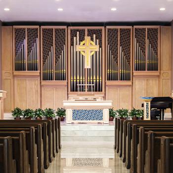 Lewtak organ, Chapel by the Sea, Clearwater, Florida