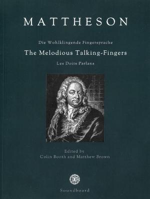 Cover of Mattheson's Fingersprache