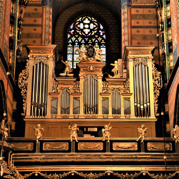 Rieger Organ, Saint Mary’s Basilica, Kraków, Poland