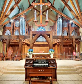 A. E. Schlueter organ, Our Lady of the Assumption Catholic Church, Brookhaven, Georgia