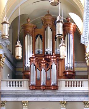 Noack organ, Shrine of Our Lady of Guadalupe, La Crosse