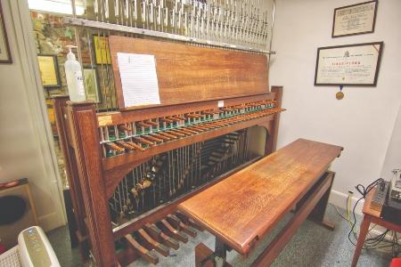 Carillon keyboard