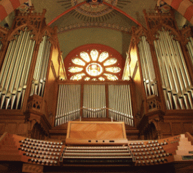 Stahlhuth-Jann organ, St. Martin’s Church, Dudelange, Luxembourg (photo credit: FIMOD)
