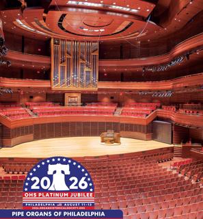 Organ Historical Society 2026 calendar