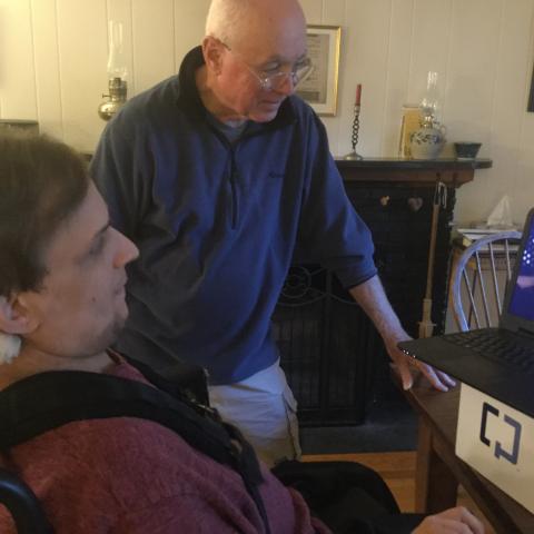 Chris Osborne at work