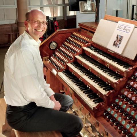 Jens Korndörfer at the 1884 Walcker organ, Cathedral, Riga, Latvia