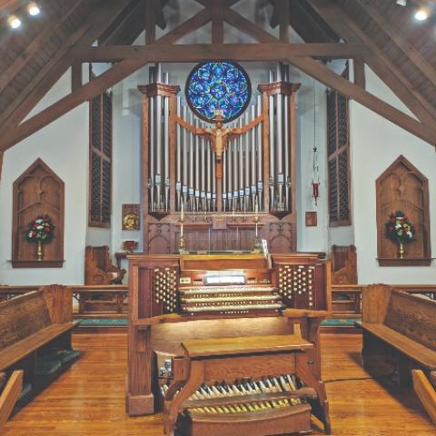 Kegg organ, St. Andrew's Episcopal Church, Houston, Texas