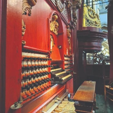 Keydesk, Haarlem, Saint Bavo Kerk (photo credit: John Bishop)